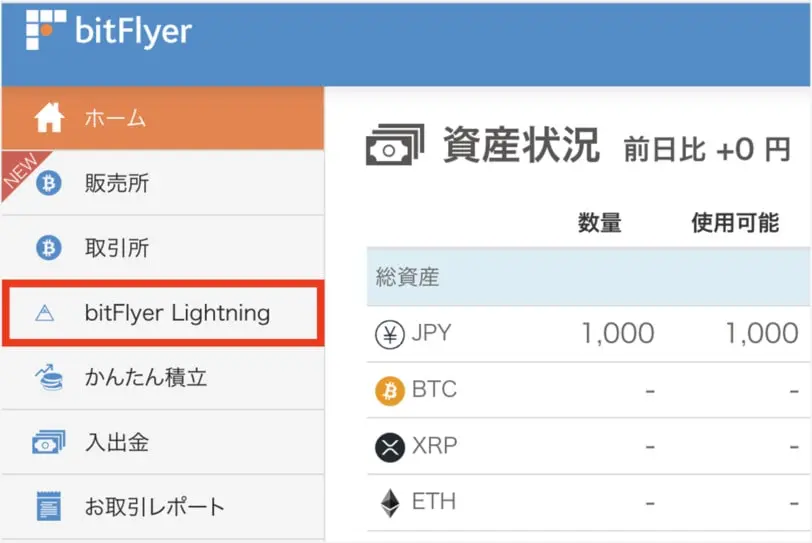 bitFlyer取引所の使い方